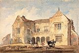 Thomas Girtin Famous Paintings - St Nicholas Hospital, Richmond, Yorkshire